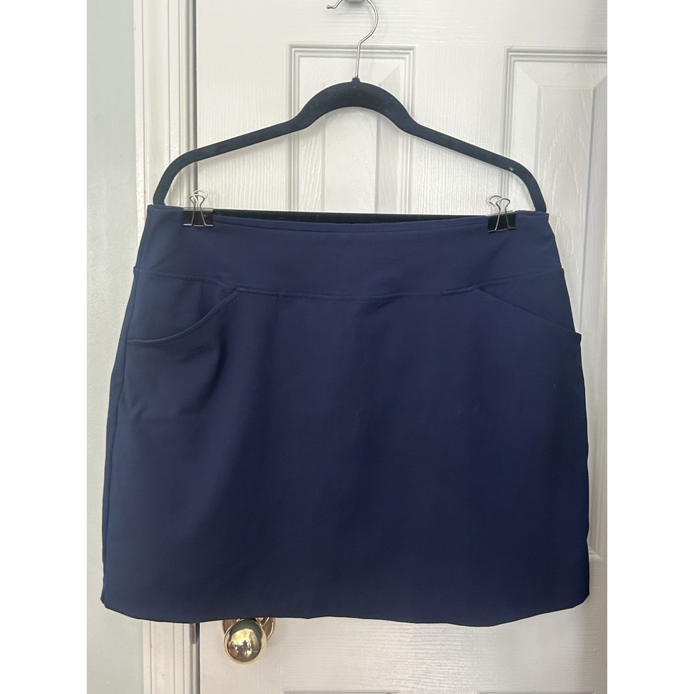 Lilly Pulitzer Monica Skort Resort Navy  UPF 50 Golf Tennis Pickleball Preppy 16